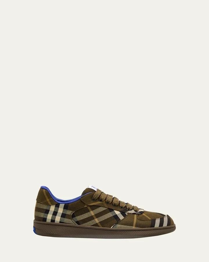 Men's Terrace Check Low-Top Sneakers