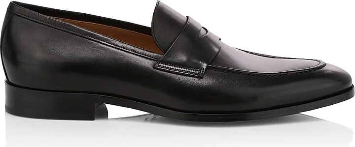 Men's Tesoro Leather Penny Loafers - Cloud Brandy - Size 7 - Image 7