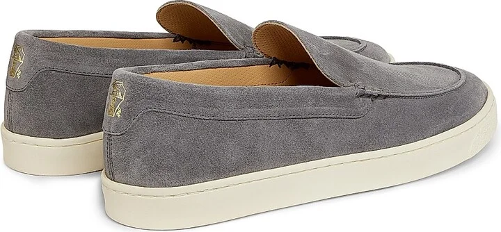 Men's Textured Suede Loafers - Beige - Size 10.5 - Image 8
