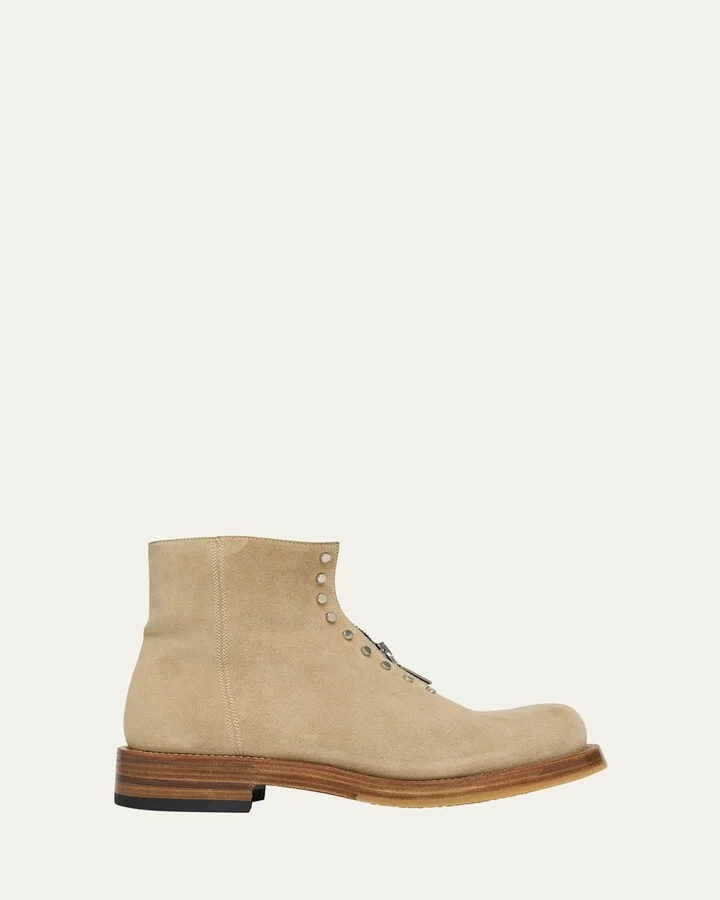 Men's The Maker Suede Zip-Up Boots