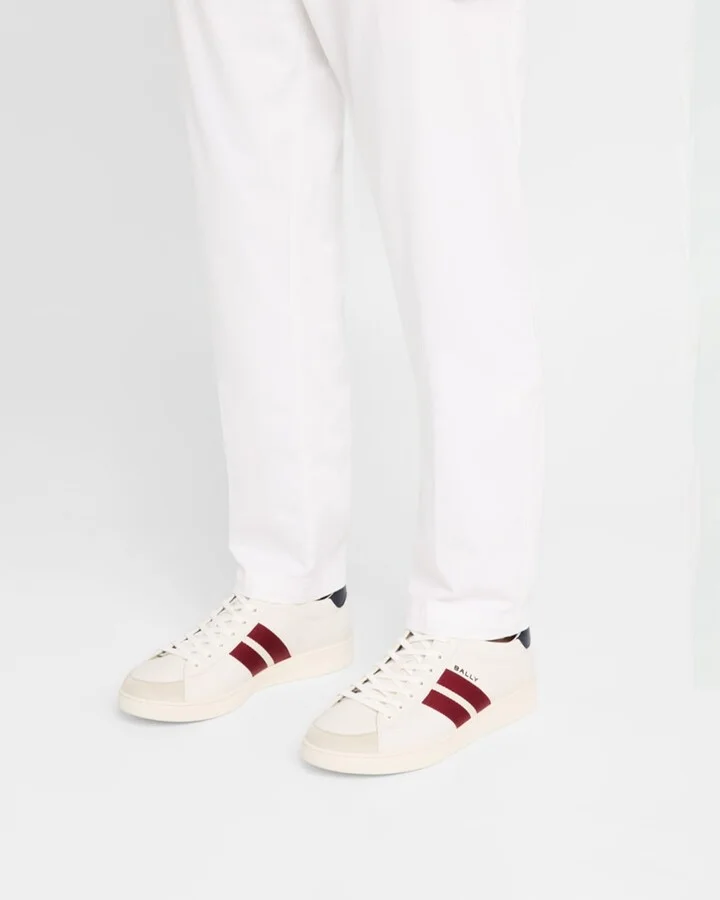 Men's Thiago Leather Low-Top Sneakers - Image 2