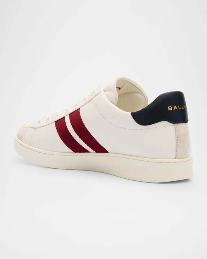 Men's Thiago Leather Low-Top Sneakers - Image 4