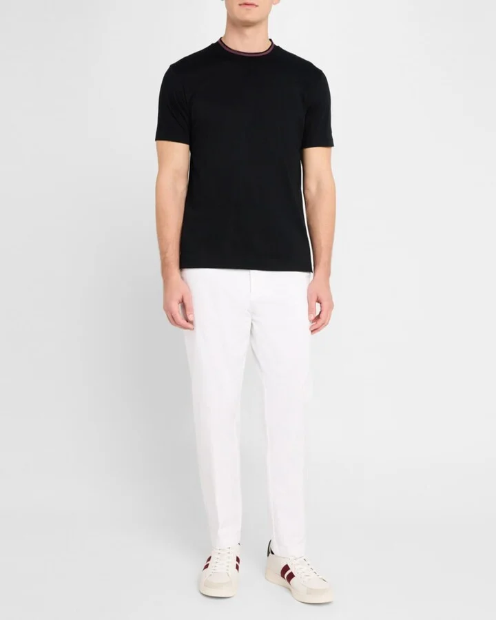 Men's Thiago Leather Low-Top Sneakers - Image 9