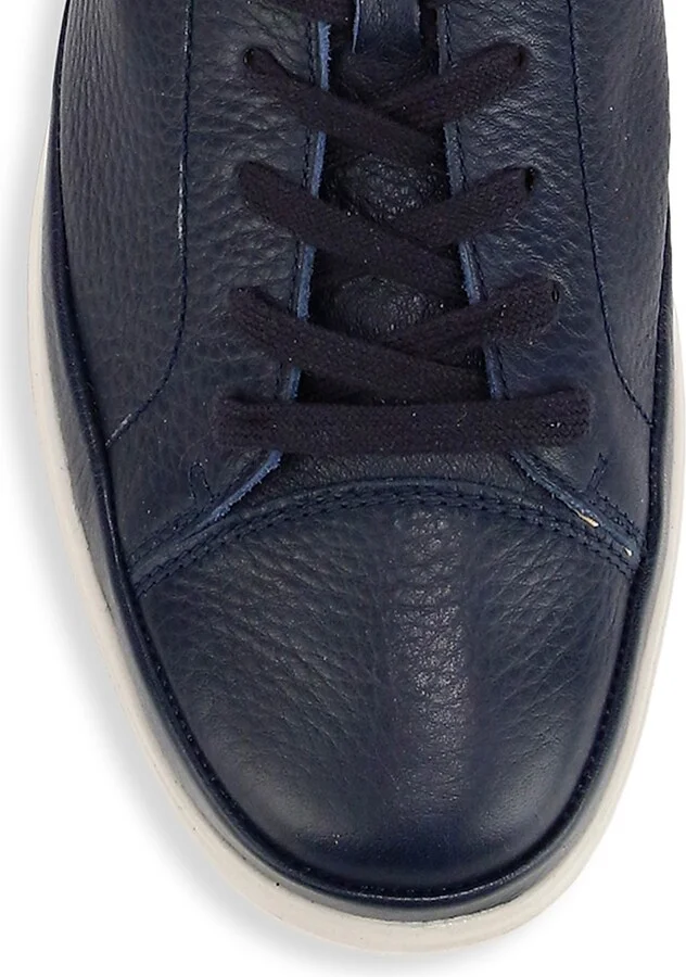 Men's Thomas Leather Lace-Up Sneakers - White Oregon - Size 8 - Image 9