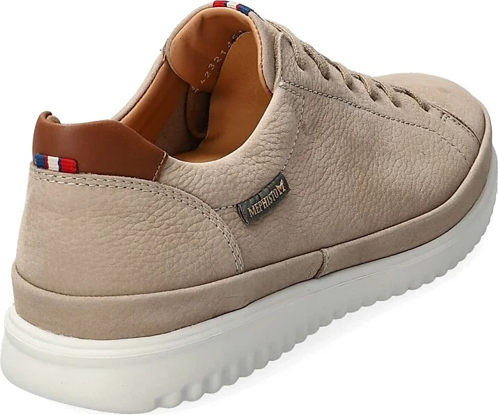 Men's Thomas Leather Low-Top Sneakers - Sand - Size 7 - Image 3