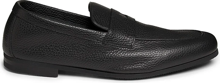 Men's Thorne Leather Penny Loafers - Black - Size 7.5