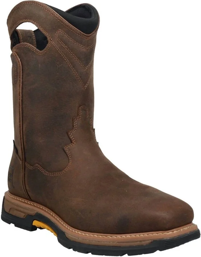 Men's Thunderhead Waterproof Work Boots In Brown