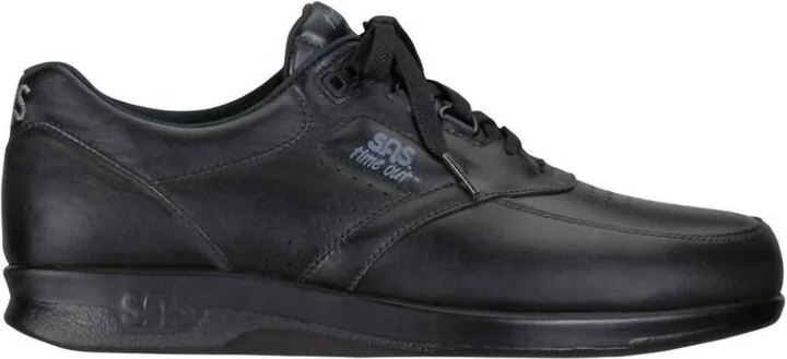 Men's Time Out Walking Sneaker Shoes In Black