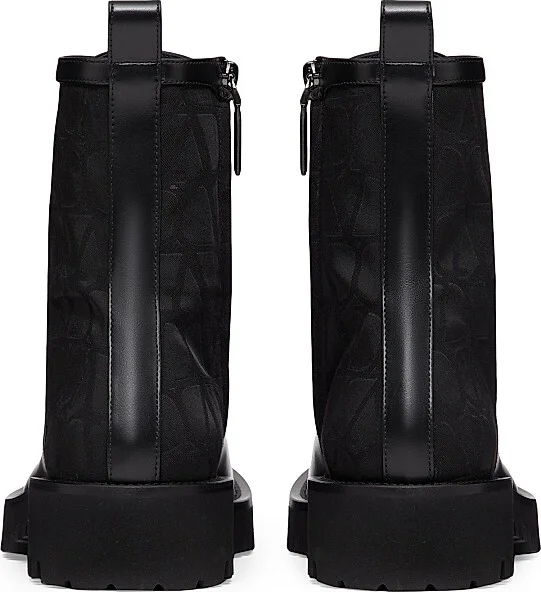 Men's Toile Iconographe Combat Boots - Black - Size 9 - Image 3