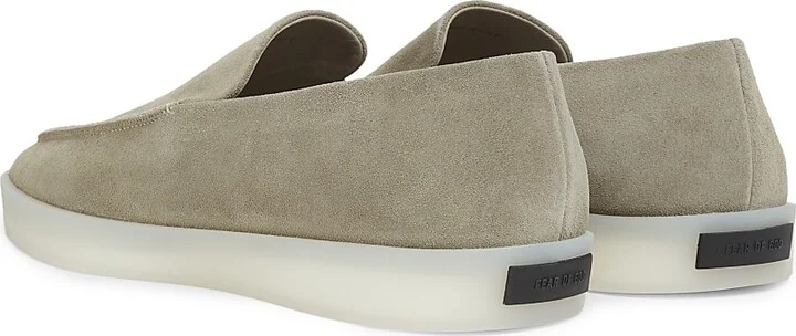 Men's Tonal Suede Loafers - Black - Size 7 - Image 8