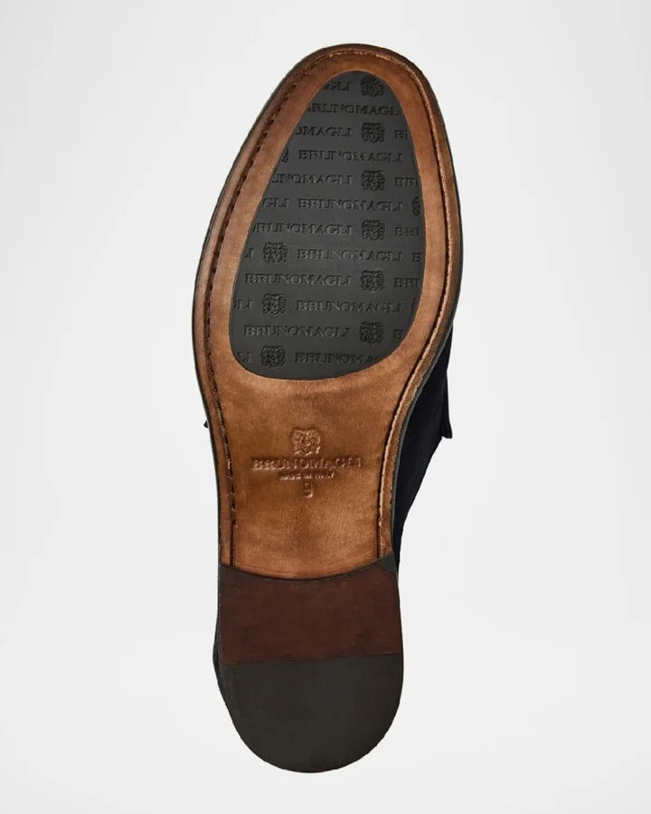 Men's Tonio Suede Penny Loafers - Image 2