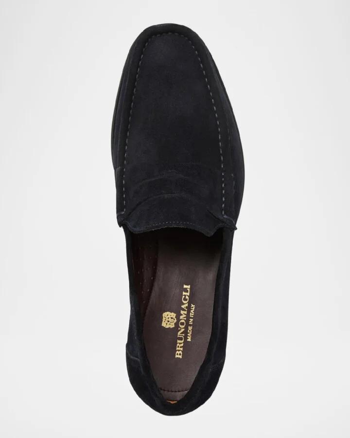 Men's Tonio Suede Penny Loafers - Image 3