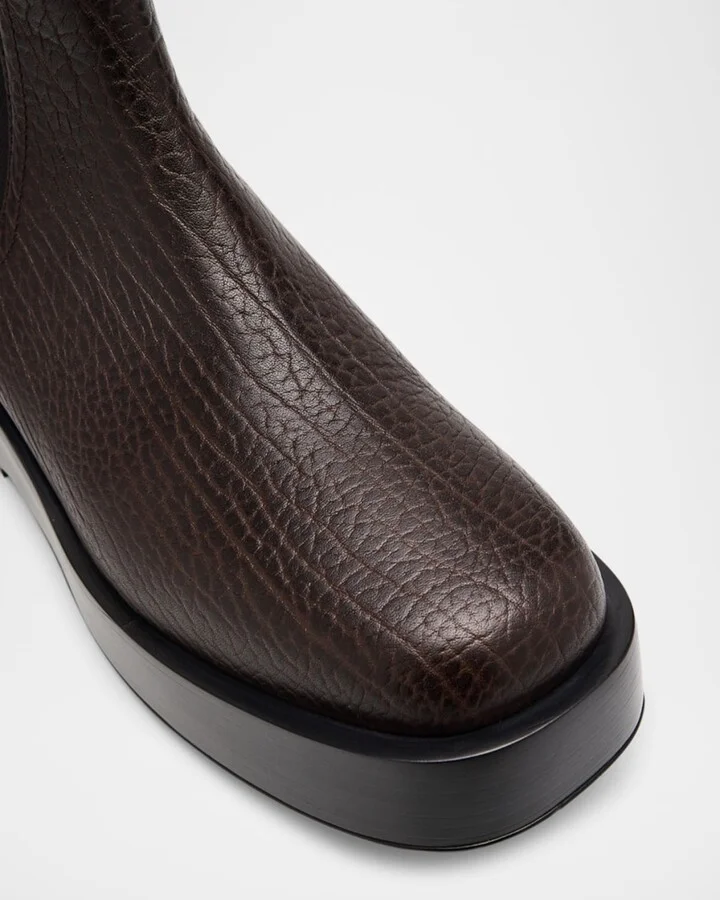 Men's Torino Grainy Leather Chelsea Boots - Image 4
