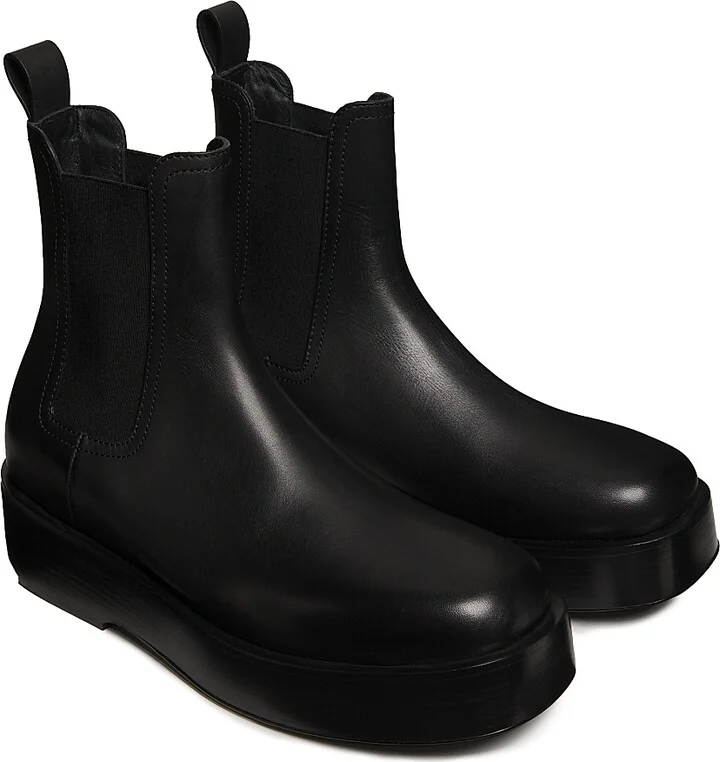 Men's Torino Leather Chelsea Boots - Black - Size 8 - Image 2