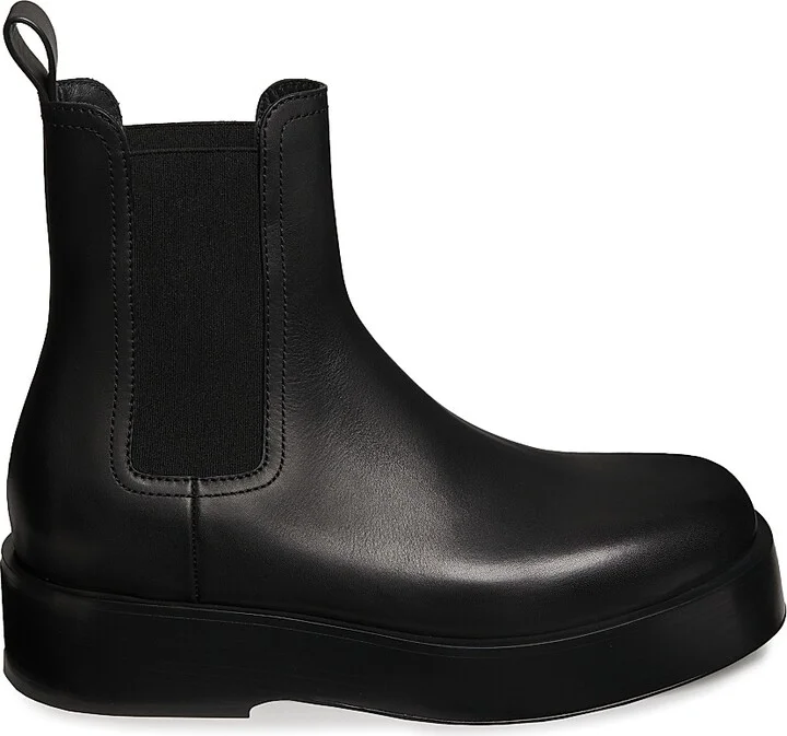 Men's Torino Leather Chelsea Boots - Black - Size 8
