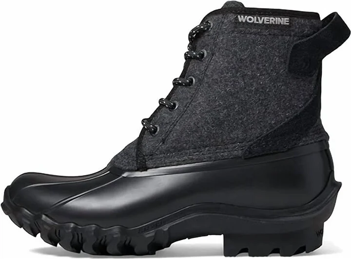 Men's Torrent Ankle Boots In Black Wool