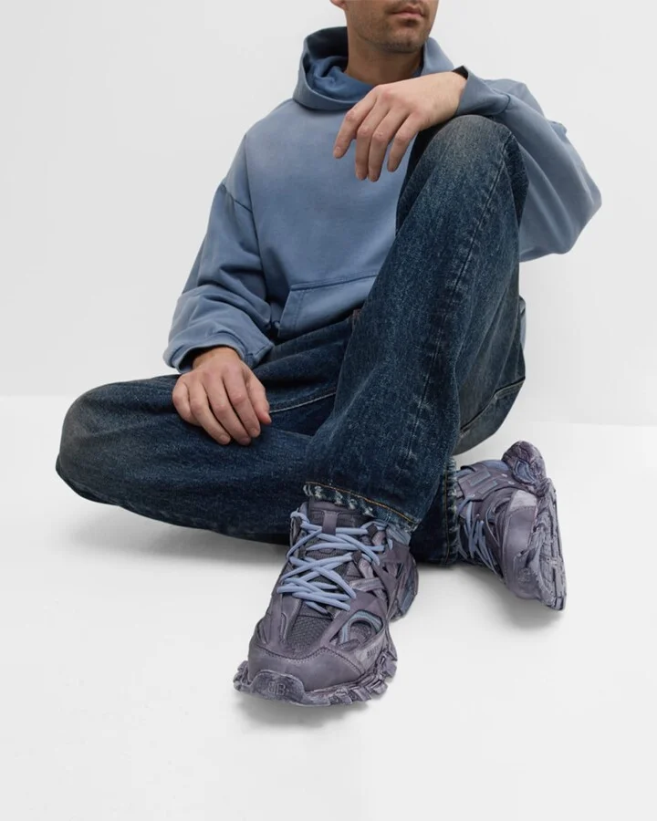 Men's Track Mesh Fashion Sneakers - Image 3