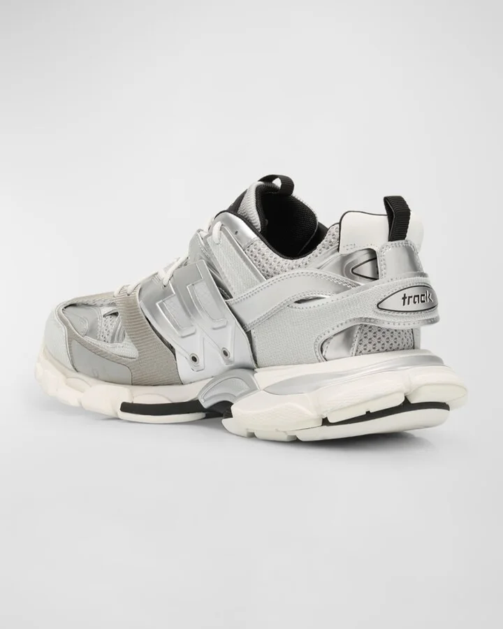 Men's Track Metallic Mesh Sneakers - Image 5