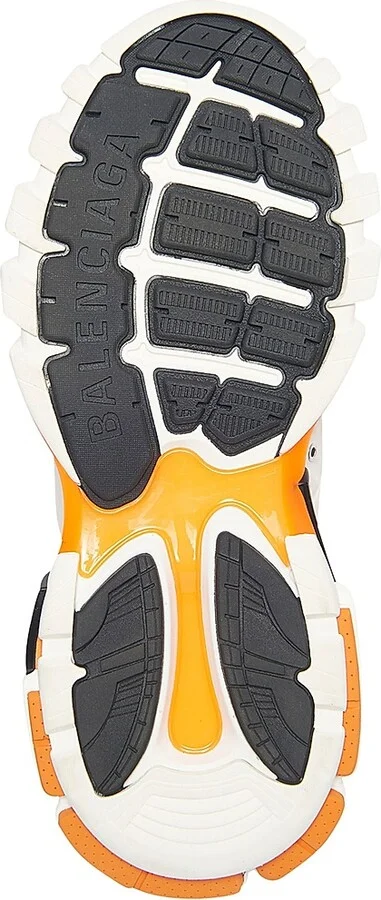 Men's Track Sneaker - White Orange - Size 6 - Image 6