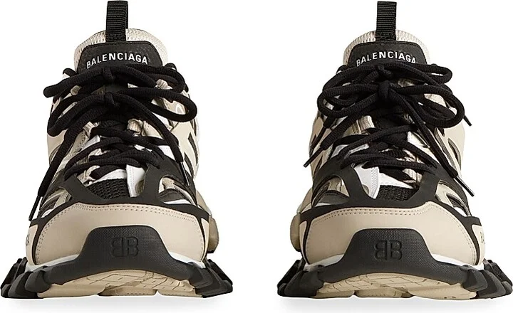 Men's Track Sneakers - Beige - Size 7 - Image 3