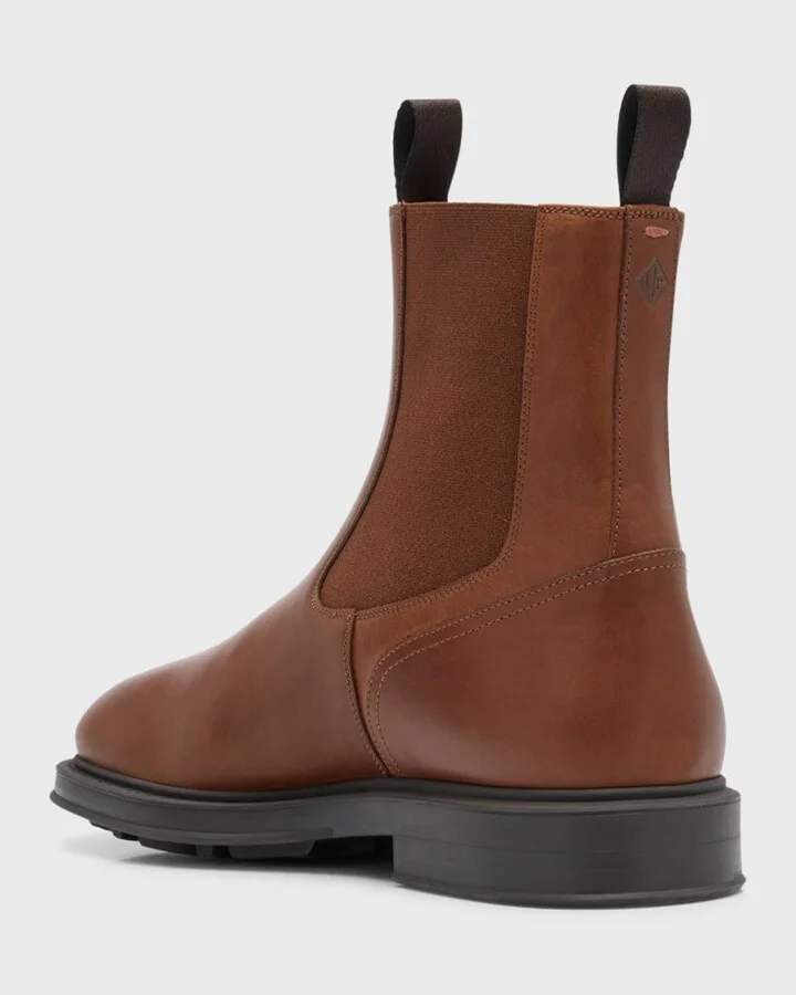 Men's Travis Leather Chelsea Boots - Image 3