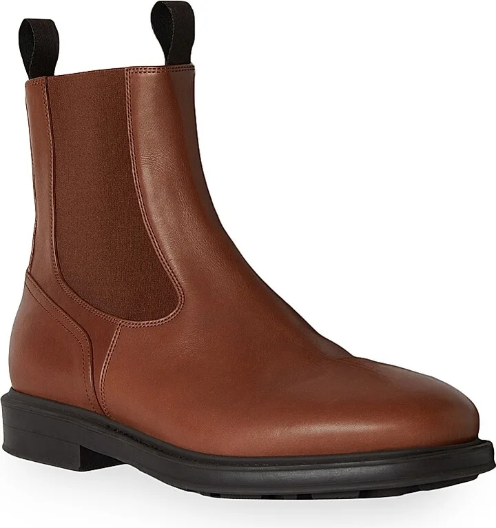 Men's Travis Leather Chelsea Boots - Brown - Size 8 - Image 2