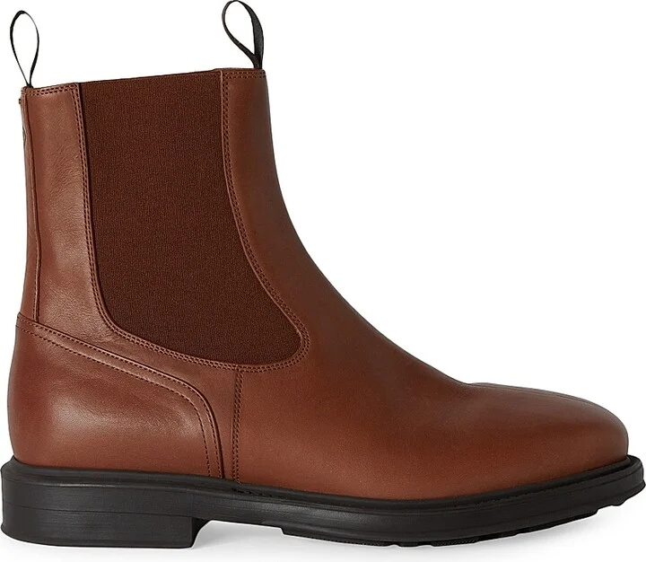 Men's Travis Leather Chelsea Boots - Brown - Size 8