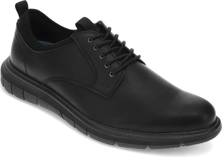 Mens Trine Slip Resistant Work Casual Lace Up Oxford Shoe