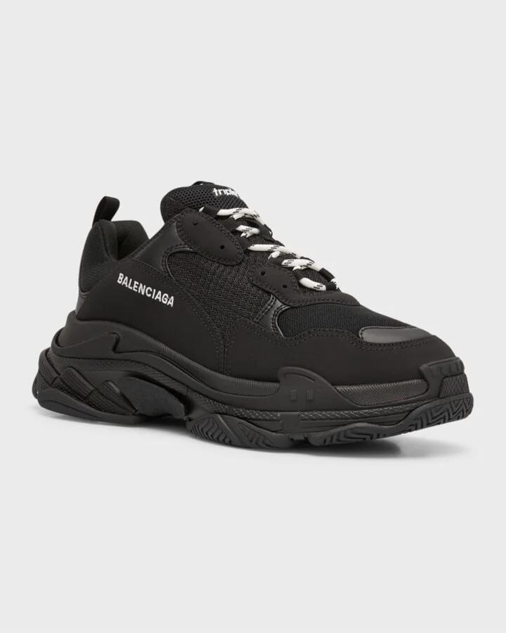 Men's Triple S Mesh Runner Sneakers - Image 4