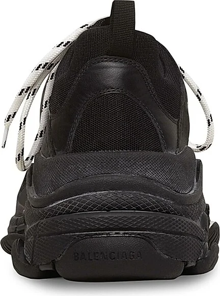 Men's Triple S Sneaker - Black - Size 6 - Image 3