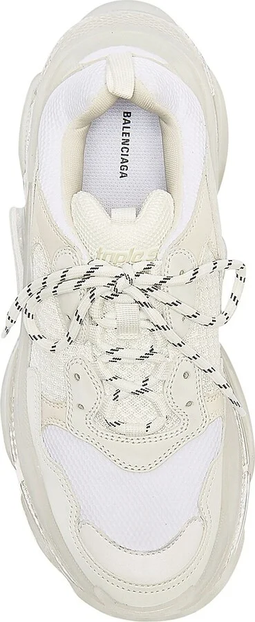 Men's Triple S Sneakers Clear Sole - White - Size 6 - Image 6