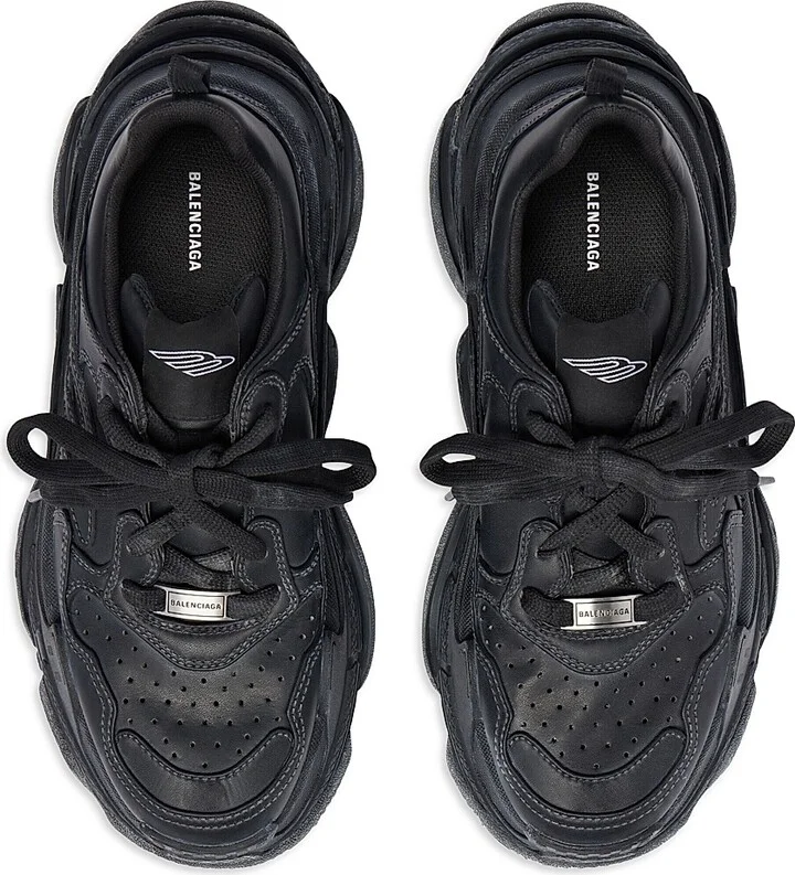 Men's Triple S Sporty Sneakers - Black - Size 10 - Image 6