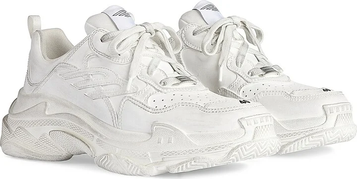 Men's Triple S Sporty Sneakers - Black - Size 10 - Image 8