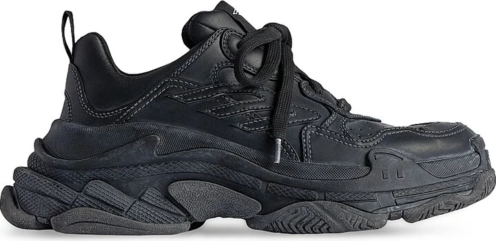 Men's Triple S Sporty Sneakers - Black - Size 10