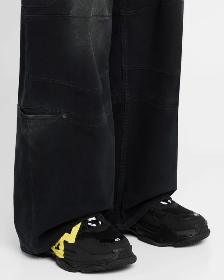 Men's Triple S Tape Mesh Sneakers - Image 3
