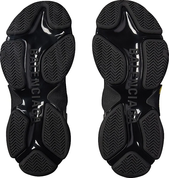 Men's Triple S Tape Type Sneakers - Black - Size 7 - Image 6