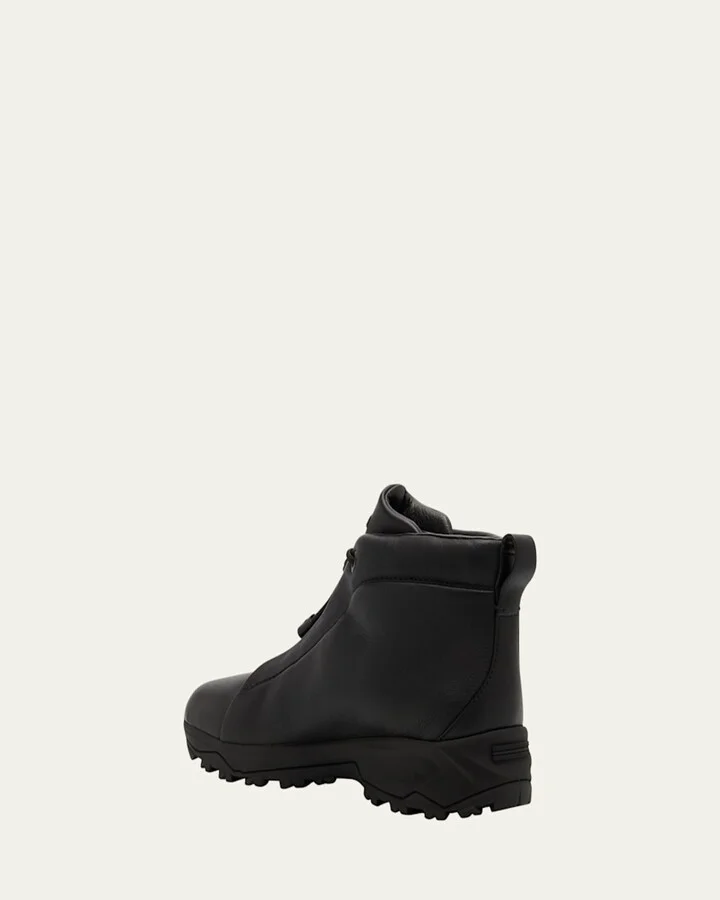 Men's Triple Stitch Leather High-Top Sneakers - Image 2