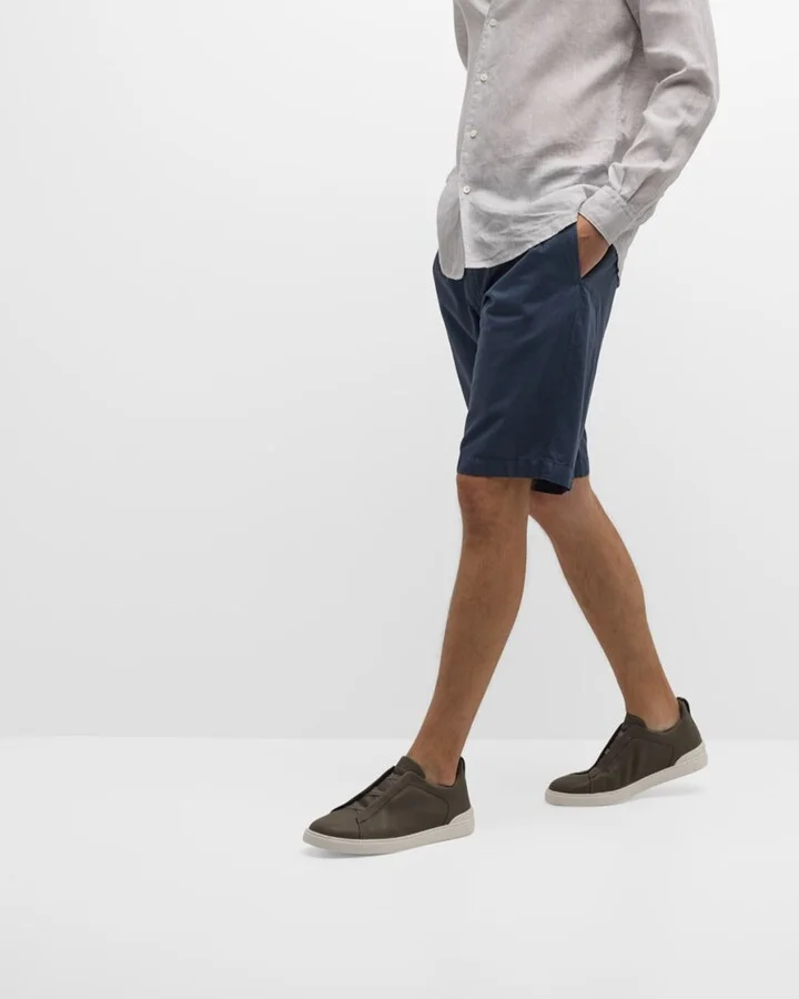 Men's Triple Stitch SECONDSKIN Leather Slip-On Sneakers - Image 7