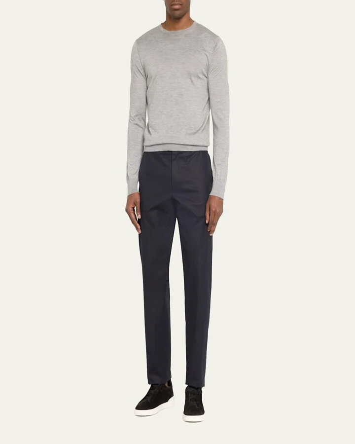 Men's Triple Stitch Suede Sneakers - Image 3