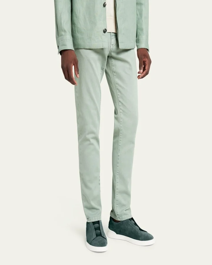 Men's Triple Stitch Suede Sneakers - Image 6