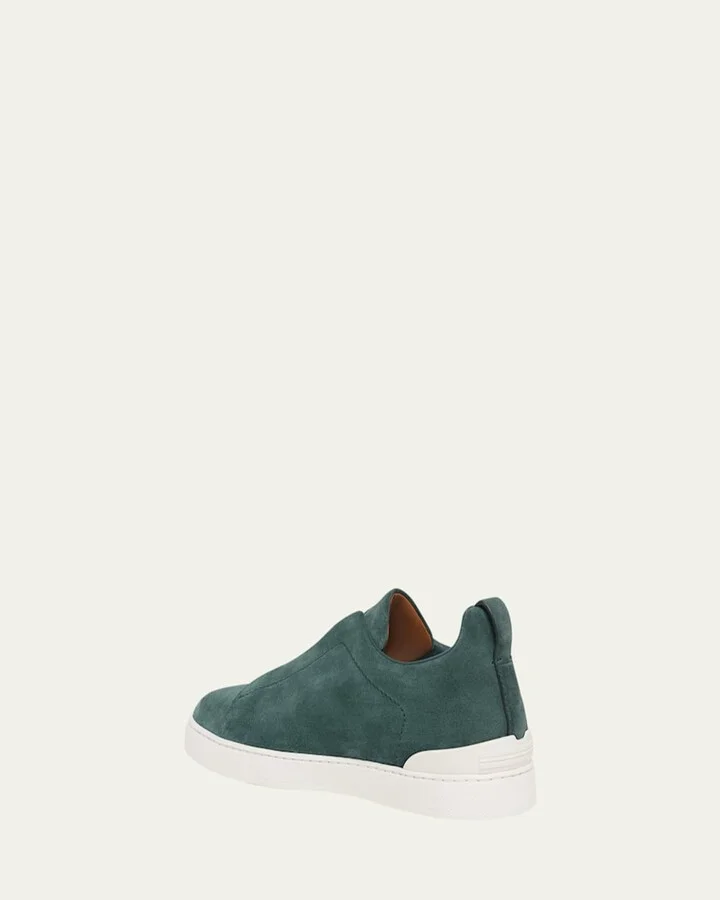 Men's Triple Stitch Suede Sneakers - Image 8