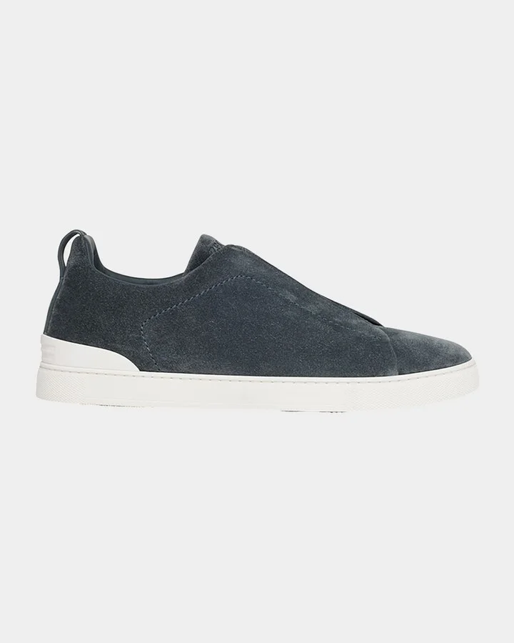 Men's Triple Stitch Suede Sneakers