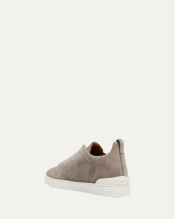 Men's Triple Stitch™ Slip-On Suede Low-Top Sneakers - Image 8
