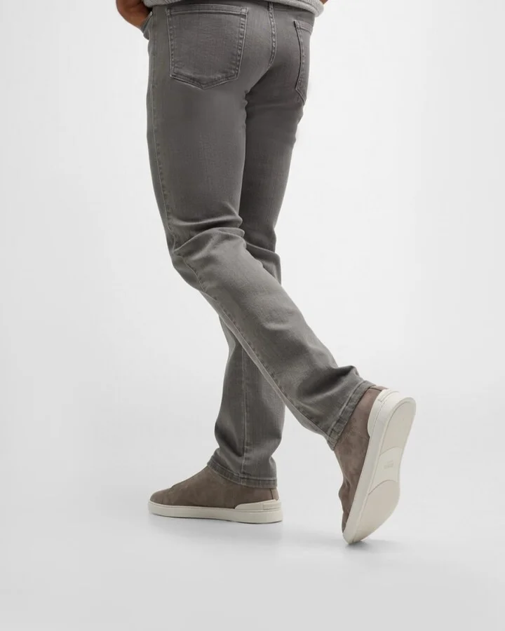 Men's Triple Stitch™ Slip-On Suede Low-Top Sneakers - Image 8