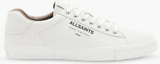 Mens Triple White Underground Logo-Print Leather Low-Top Trainers Eur 43 / 9 Uk Men