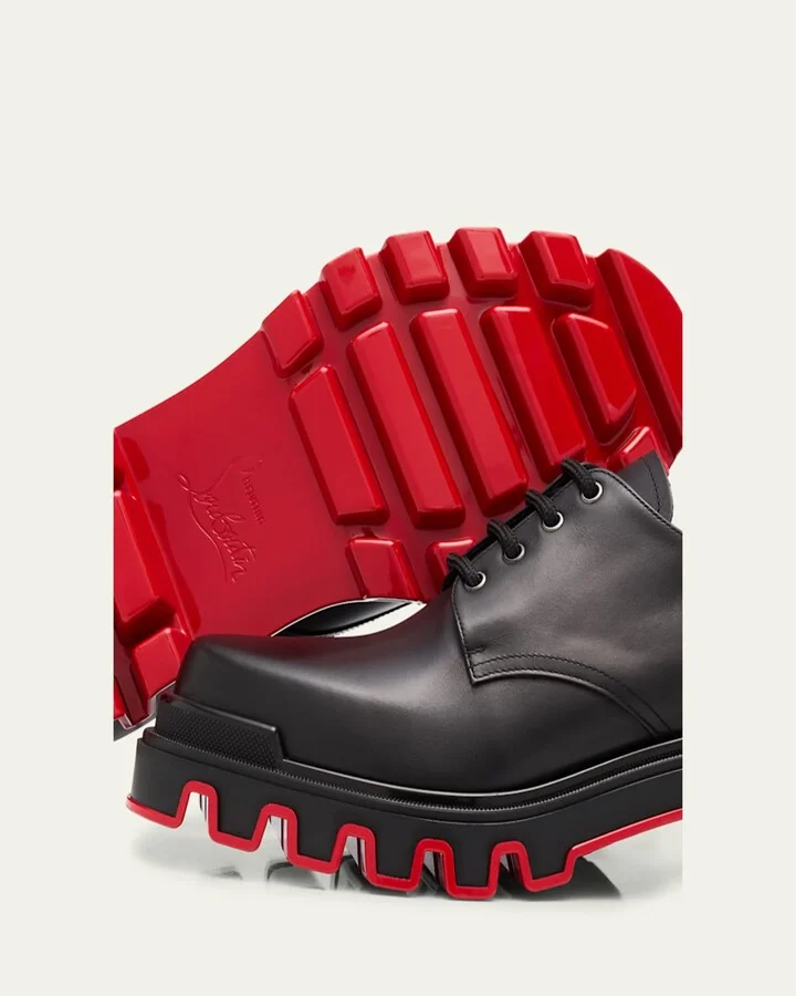 Men's Trott Dune Leather Derby Shoes - Image 3