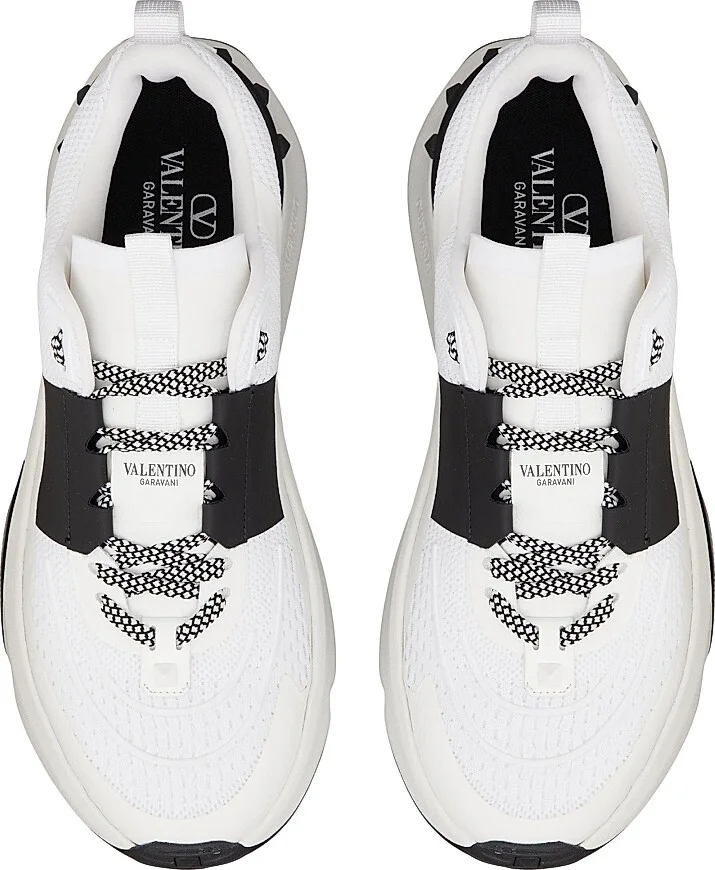 Men's True Act Low Top Sneakers in Mesh and Rubberized Fabric - Black - Size 9 - Image 9