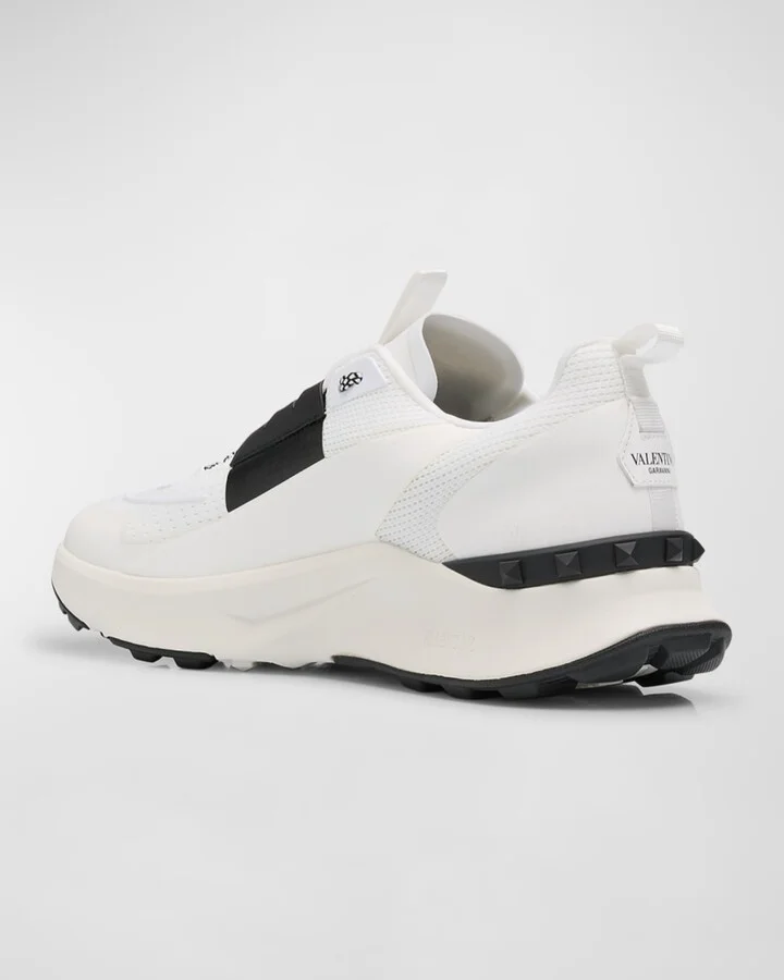 Men's True Act Mesh and Leather Runner Sneakers - Image 3