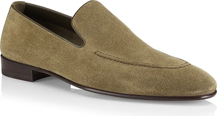 Men's Truro Suede Loafers - Dark Green - Size 8.5 - Image 2