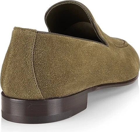 Men's Truro Suede Loafers - Dark Green - Size 8.5 - Image 3
